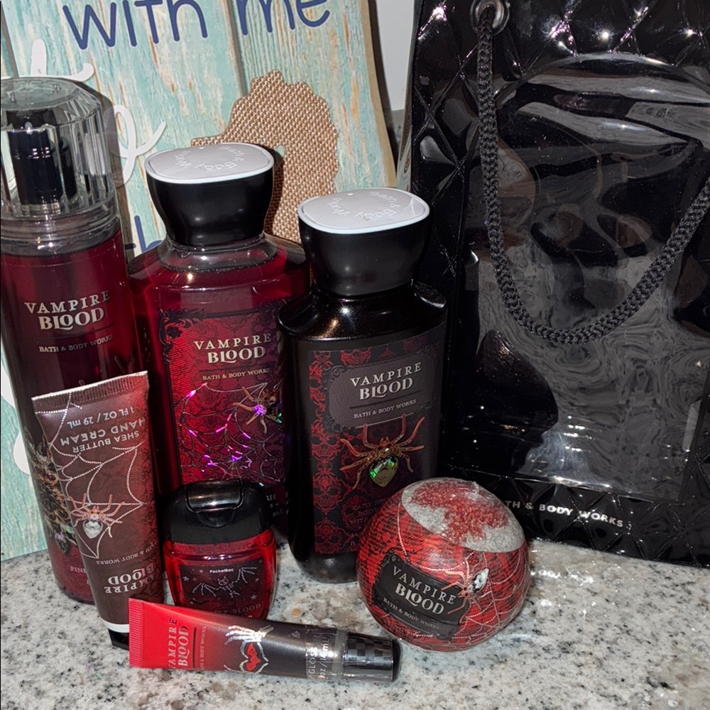 Bath & Body Works Vampire Blood Collection - Red and Black